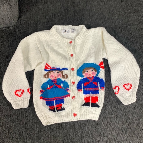 Vintage Puffin Cardigan Size 6 - Picture 1 of 8
